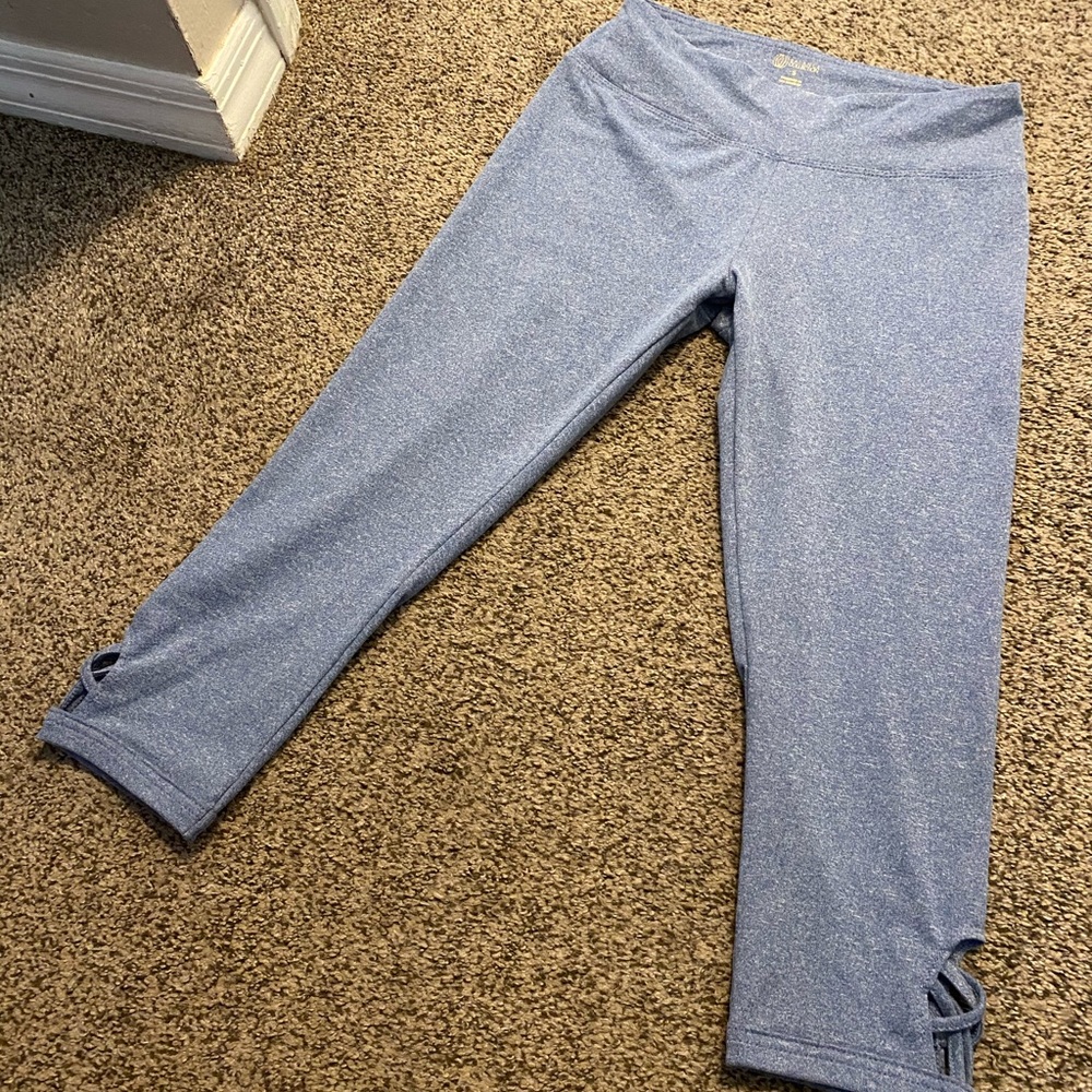 Balance Collection Blue Capri Leggings